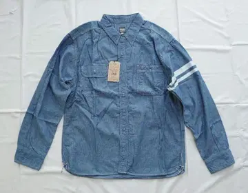 새상품 복숭아 타로 청바지 GTB 5oz 샴브레이 워크 셔츠 사이즈 46