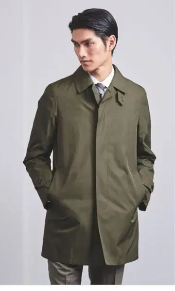 유나이티드 애로우즈 스텐카라 코트 카키 S 남성용 라이너 포함