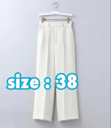 POLYESTER RAYON BOOTCUT PANT 화이트