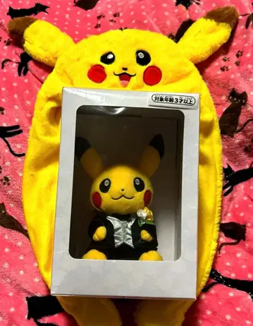 초레어 BIG 피카츄 봉제 인형 모자 2개 세트