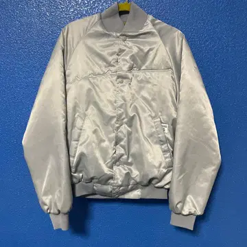 sarcastic 그레이 블루종 아우터 자켓