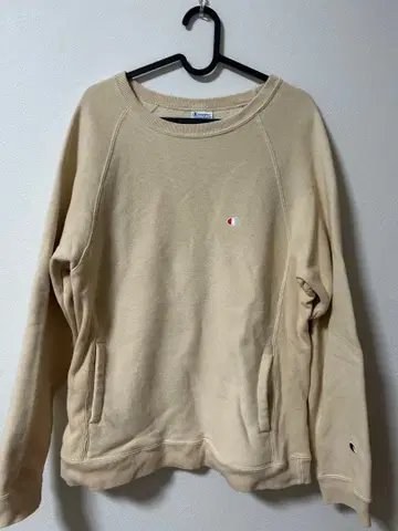 챔피온 리버스 위브 맨투맨 트레이닝복 베이지