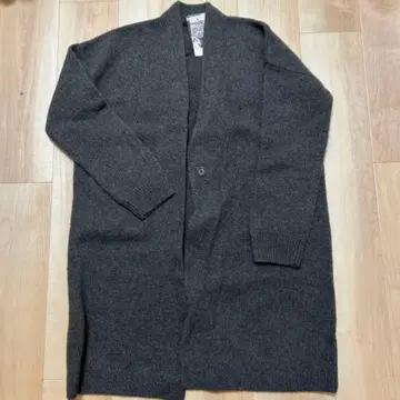 멜란지 울 코트 UNIQLO M 그린