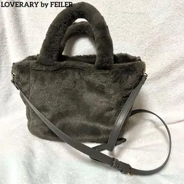 러브러리 바이 페이러 인조 모피 토트