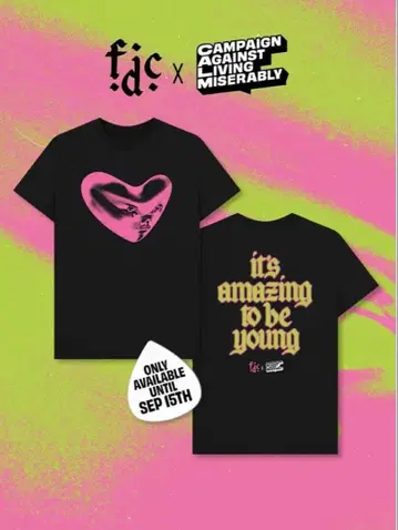 f.d.c x calm T셔츠 L 사이즈