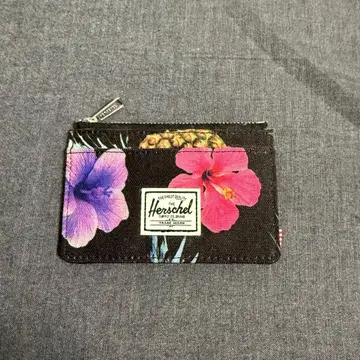 미사용 새상품 Herschel 꽃무늬 코인 케이스