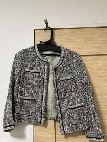 맥피 트위드 자켓 & 스커트 세트