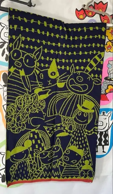 알베로베로 자카드 직조 머플러