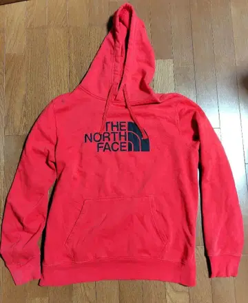 THE NORTH FACE 레드 후드티