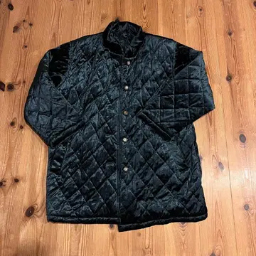 퀼팅 벨로아 자켓 그린