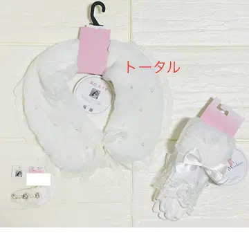 시마무라 마시로 아리스 탈착식 옷깃 장갑 헤어 클립 세트