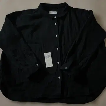 HUIS. 블랙 긴팔 셔츠