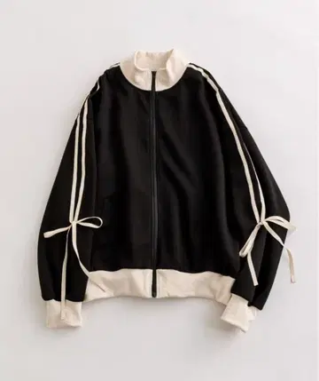 OLIVE des OLIVE 소매 리본 트랙 자켓