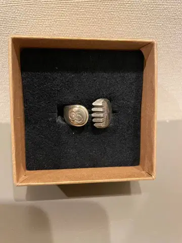 시모쿠라 히로유키 작 곰 반지 Ague 미사용