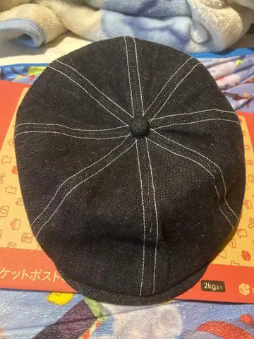 다크 데님 헌팅 캡 프리 사이즈