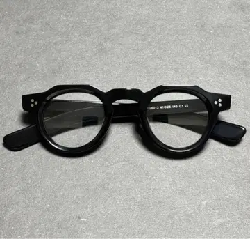 크라운 판토 레스카  프렌치 빈티지 Black 안경