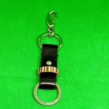 폴 스미스 가죽 스트라이프 키링