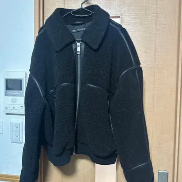 ZARA 보아 자켓 블랙 S 사이즈
