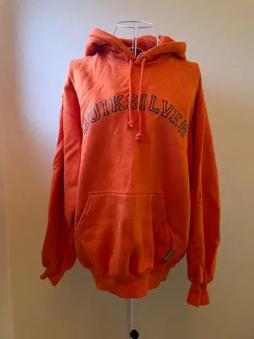 퀵실버 남성용 후드티 트레이닝복 오렌지 M