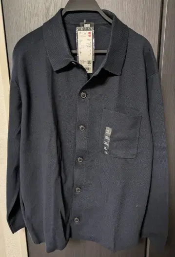 [ 새상품 ] UNIQLO 네이비 셔츠 가디건 XL