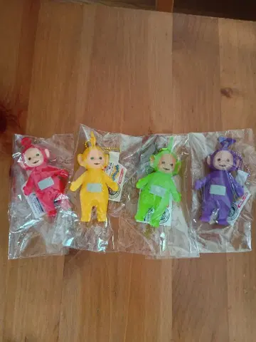 텔레토비즈 미니 소프트 비닐 키링 4개