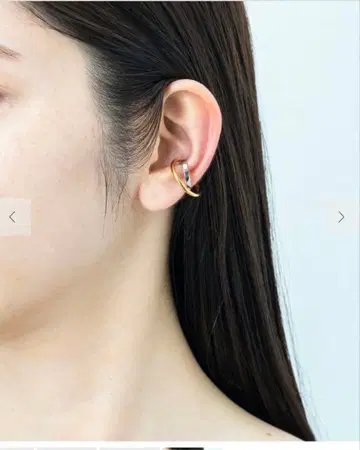 쥬에테 이어커프스 레이어드콤비 컬러 바이컬러