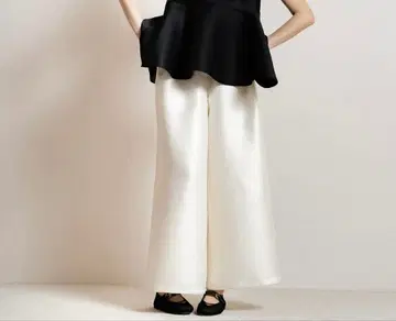 heve 새틴 와이드 팬츠 36 사이즈