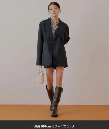 Chico 테일러드 자켓 블랙