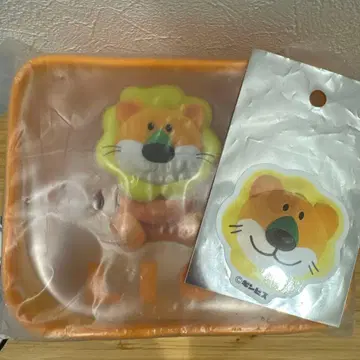 [ 가격 인하 중 ] 타베코 동물 라이온 클리어 파우치 스티커
