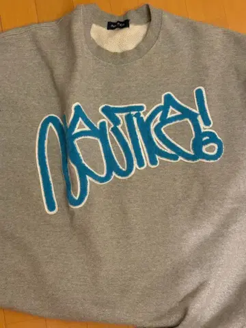 Nautica 그레이 맨투맨 트레이닝복