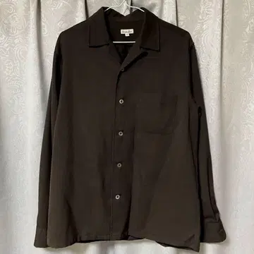 스티븐 앨런 다크 브라운 긴팔 셔츠 M