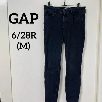 새상품급 GAP [ M ] 블랙 6/28R 스키니 데님 청바지