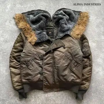 [ ALPHA INDUSTRIES ] N-2B 플라이트 자켓 귀 페이드