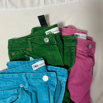 ZARA 데님 팬츠 3종 세트