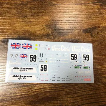 1/24 데칼 맥라렌 F1 GTR 르망
