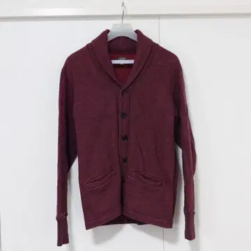 달리즈앤코 블랙 레드 맨투맨 가디건 숄카라 속기모 L