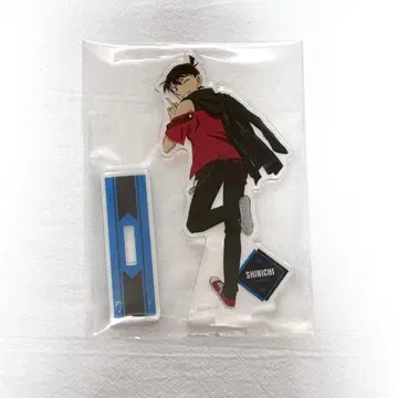 명탐정 코난 남도일(쿠도 신이치) 아크릴 스탠드 블랙 레드