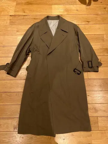 YOKE OVERSIZED DOUBLE BREASTED COAT