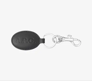 A.P.C. 블랙 가죽 키링
