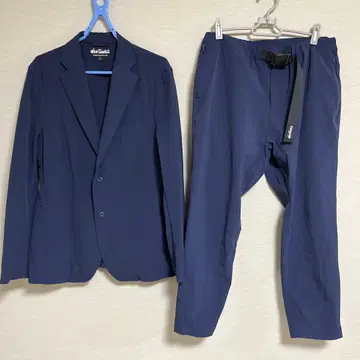 WILD THINGS 네이비 캐주얼 수트 수납 가방 포함