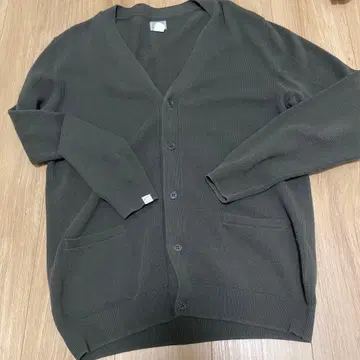 DELUXE 올리브 가디건 L