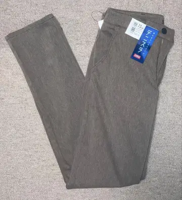 미사용 새상품 EDWIN 데니스라 슬림 테이퍼트 슬랙스 73cm 브라운