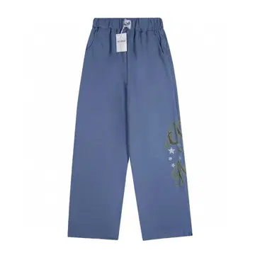 gila archive 블루 조거 팬츠 프린트 디자인