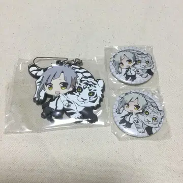 문호 스트레이독스 나카지마 아츠시 러버 스트랩 캔뱃지