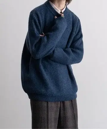 CASPER JOHN 모헤어 울 믹스 스웨터 S 사이즈