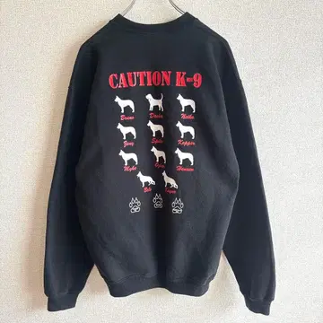 JERZEES 애니멀 경찰견 K-9 협회 아메카지 스트릿 블랙 M