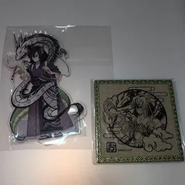 귀멸의 칼날 갑진년 아크릴 스탠드 다다미 코스터 set 이구로 오바나이