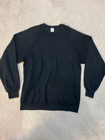 빈티지 !jerzees 구제 맨투맨 트레이닝복 블랙 무지 맨투맨