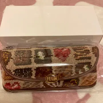 FEILER 쇼콜라 모티브 안경 케이스 베이지