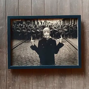 아노니머스 A3 포스터